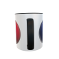 Preview: Frankreich Tasse mit Spruch - Zwei-Farben Tasse