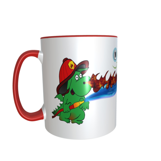 Drache Feuerwehr Name oben