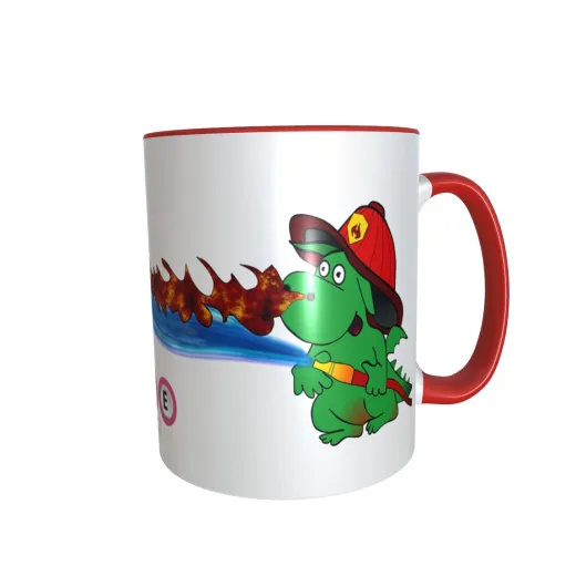 Drache Feuerwehr Name unten