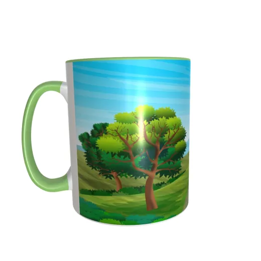 Zwei-Farben Tasse - Oldtimer