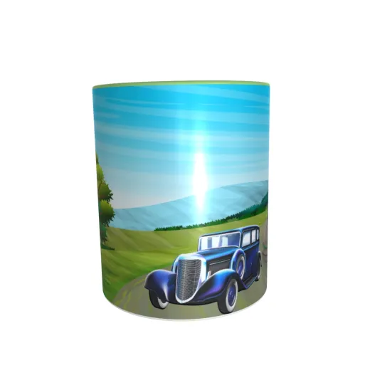 Zwei-Farben Tasse - Oldtimer