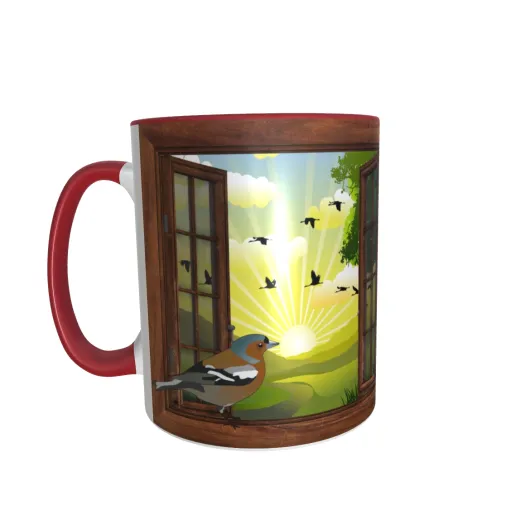 Vogel am Fenster Vogel am Fenster