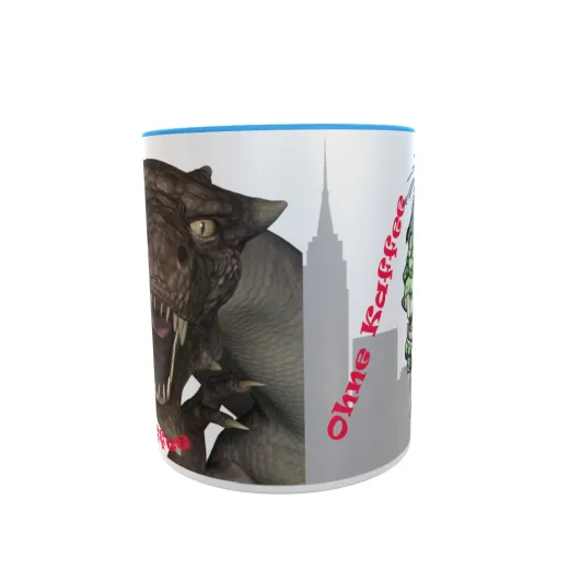 Mit_Kaffee - Zwei-Farben Tasse