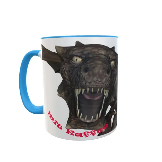 Mit_Kaffee - Zwei-Farben Tasse