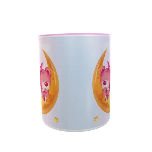 Träumender Bär - Zwei-Farben Tasse
