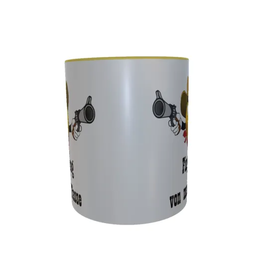 Western Smiley - Finger weg von meiner Tasse