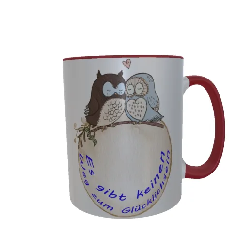 Eule mit Spruch Eule mit Spruch