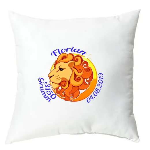 Kissen 40x40cm - Sternzeichen Löwe Junge Kissen 40x40cm - Sternzeichen Löwe Junge