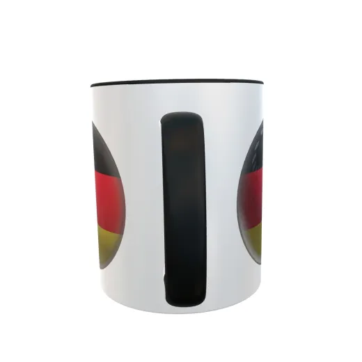 Deutschland Tasse mit Spruch - Zwei-Farben Tasse