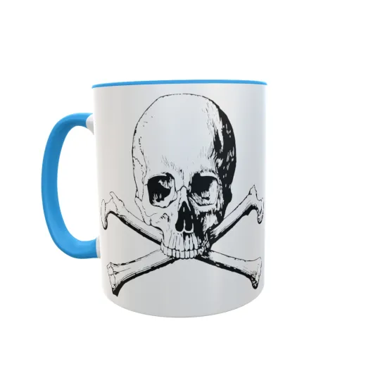 Totenköpfe - Zwei-Farben Tasse