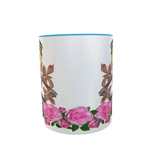 Vögel - Zwei-Farben Tasse