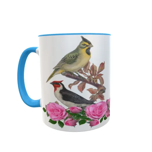 Vögel - Zwei-Farben Tasse