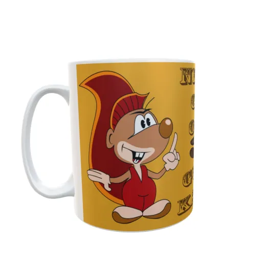 Eichhörnchen mit Spruch