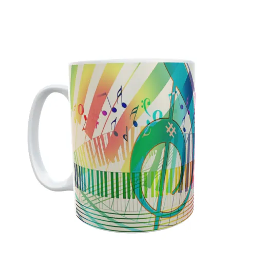 Musik - Zwei-Farben Tasse