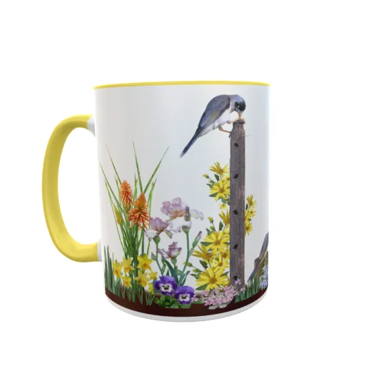 Frühling 2 - Zwei-Farben Tasse