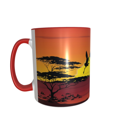 Silhouette Vogelflug 2