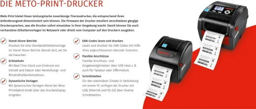 Meto PrintHybrid Thermotransferdrucker - Gebraucht