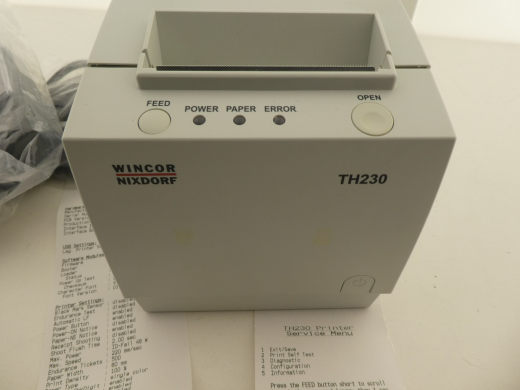 Wincor Nixdorf / Bondrucker / Thermodrucker / TH230 mit Zubehör - Gebraucht