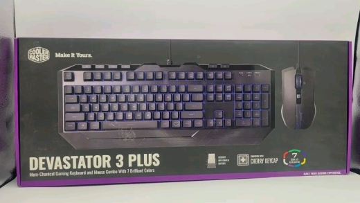 Cooler Master Devastator 3 Plus – Französische Tastatur Azerty Neu