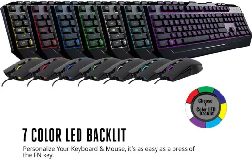 Cooler Master Devastator 3 Plus – Französische Tastatur Azerty Neu