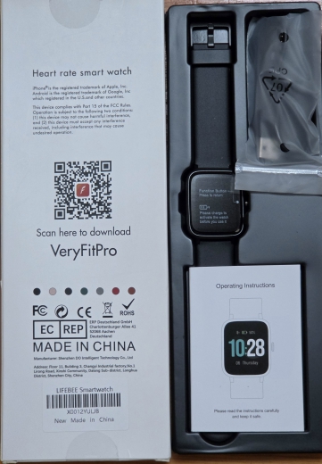 Smart Watch Lifebee Schwarz - Neu