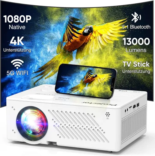 Puxinat AK-69 LED LCD Beamer Weiß Neu Puxinat AK-69 LED LCD Beamer Weiß Neu