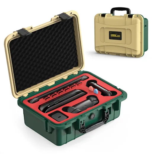 Hartschalen Tasche für Nintendo Switch 2, Professional Deluxe IP67 wasserdicht, weich gefütterte Hartschalen Tragetasche für Nintendo Switch 2 Console Pro Controller und Zubehör (Gelb & Grün) Hartschalen Tasche für Nintendo Switch 2, Professional Deluxe IP67 wasserdicht, weich gefütterte Hartschalen Tragetasche für Nintendo Switch 2 Console Pro Controller und Zubehör (Gelb & Grün)