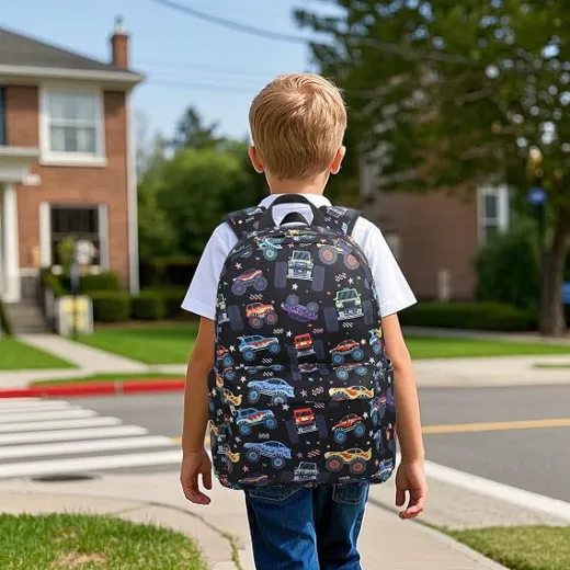 LEDAOU Jungen Kinder Rucksack Kinder Rucksack (2 Stück)
