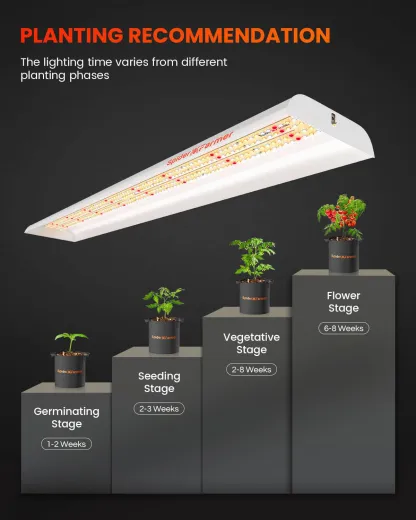 Spider Farmer SF600 74 W LED-Zuchtleuchte für Hydrokultur, Zimmerpflanzen und Blumengärten