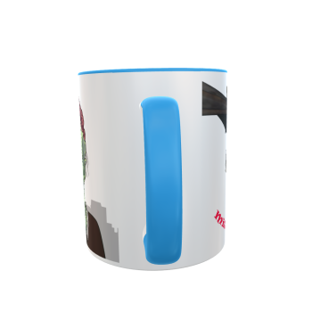 Mit_Kaffee - Zwei-Farben Tasse