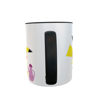 Pikachus Kaffe Zeit - Zwei-Farben Tasse