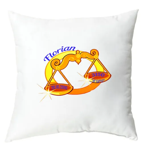Kissen 40x40cm - Sternzeichen Waage - Junge Kissen 40x40cm - Sternzeichen Waage - Junge