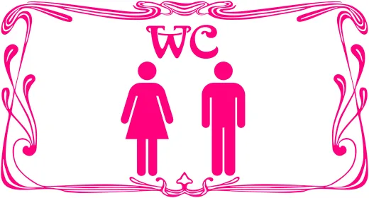 WC 3 40x21cm - Tattoo