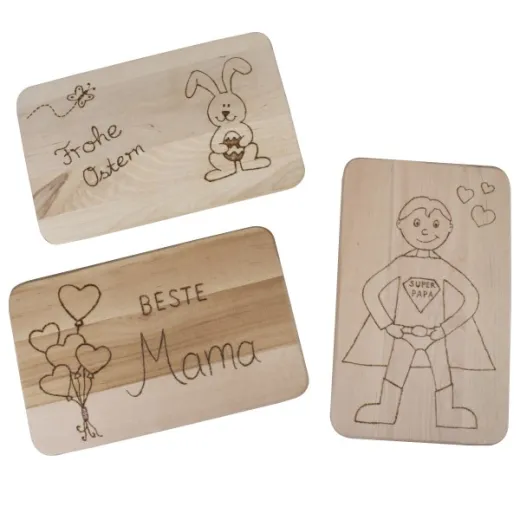 Frühstücksbrettchen mit Gravur