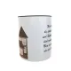 Haus mit Spruch - Zwei-Farben Tasse