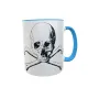 Totenköpfe - Zwei-Farben Tasse