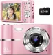 Digitalkamera, Autofokus 50MP FHD 1080P Kamera M03 für Kinder mit 16x Zoom +16GB MicroSD