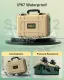 Hartschalen Tasche für Nintendo Switch 2, Professional Deluxe IP67 wasserdicht, weich gefütterte Hartschalen Tragetasche für Nintendo Switch 2 Console Pro Controller und Zubehör (Gelb & Grün)