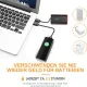 ITSHINY Fahrradlicht - Fahrradlicht USB Aufladbar, StVZO Zulassung Fahrradlampe Aus Aluminium LED, Fahrradbeleuchtung Set Wasserdicht 2 Licht-Modi Frontlicht und Rücklicht Set