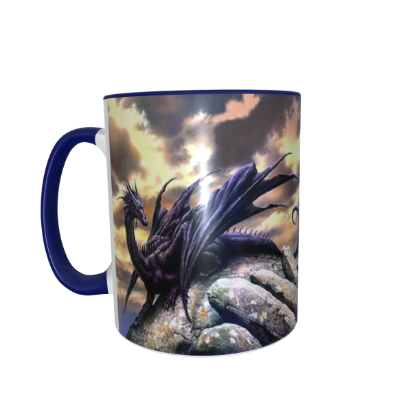 Drache - Zwei-Farben Tasse