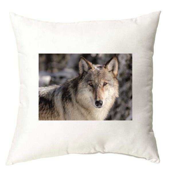 Kissen Wolf 40 x 40 cm