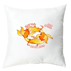 Kissen 40x40cm - Sternzeichen Fische Mädchen