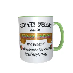 Vai-te foder das ist Portugisisch und bedeutet ich wünsche dir einen schönen tag