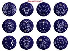 Sternzeichen Tassen Menü