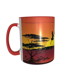 Silhouette Vogelflug 2