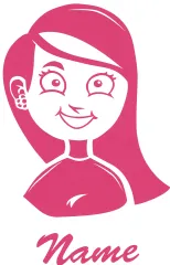 Girl H.20cm x L.13cm - Tattoo