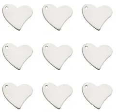 Gravierung Anhänger Herz 18x19,5x0,6mm